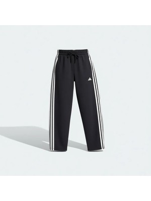 adidas W 3S FT OH PT BLACK/WHITE Siyah Kadın Eşofman Altı