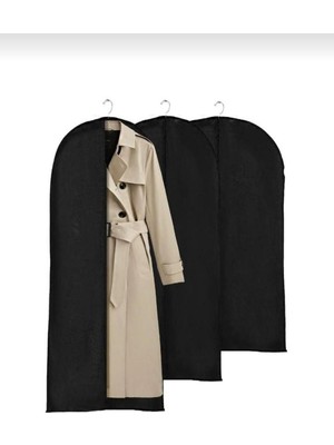 PremiumPort Şık 2'li Elbise Abiye Kılıfı 60X160 Cm, Koruyucu ve Hafif Tasarım