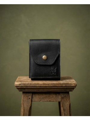  modica Farine - Hakiki Deri El Yapımı Minimal Erkek Cüzdan – 9 Kart Bölmeli, Ince ve Şık Tasarım,