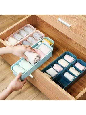 PremiumPort Çok Bölmeli Organizer Seti, Saat, Takı, Toka, Çorap, Kravat, Iç Çamaşırı Için 4 Adet