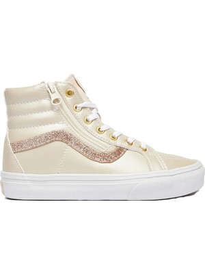 Vans Sk8-Hi Reissue Side Zip Çocuk Bej Sneaker