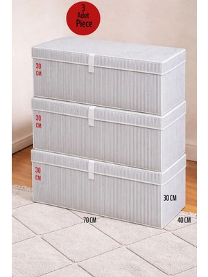 PremiumPort 3'lü Çok Amaçlı Baza Altı Organizatör Seti, Yatak ve Yastık Düzeni