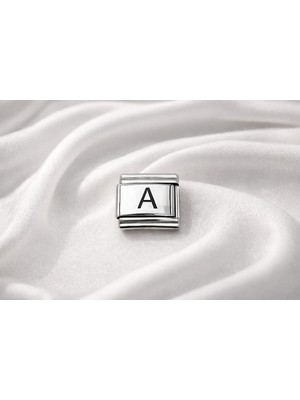 Youday Accessories A Harfi Charm – Çelik Harfli Bileklik Aksesuarı, Kişiye Özel Modüler Takı