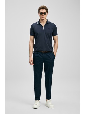 Lufian Chase Smart Erkek Polo Tişört Lacivert