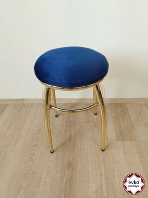Evko Mobilya Tabure, Bar Taburesi, 4 Adet Tabure, Puf, Bench, Metal Ayaklı Tabure, İç İçe Geçebilen Tabure, Mutfak Balkon Bahçe Taburesi