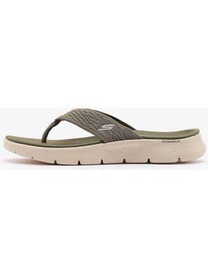 Skechers Go Walk Flex Sandal Kadın Haki Parmak Arası Terlik 141404 Olv