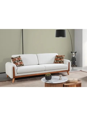 Vivense Olimpos Üçlü Koltuk, Gri