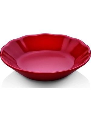 GuvenliPazar 12 Adet 11 cm Kırmızı Melamin Çay Tabağı – Bulaşık Makinesinde Yıkanabilir Dayanıklı Çay Tabak