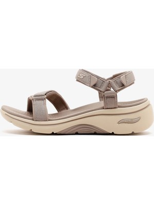 Skechers Go Walk Arch Fit 2.0 Sandal Kadın Bej Sandalet 140876 Tpe