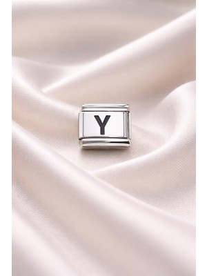 Youday Accessories Bileklik Uyumlu Y Harfi Charm – Paslanmaz Çelik Harf Modül – Kişiye Özel Bileklik Aksesuarı