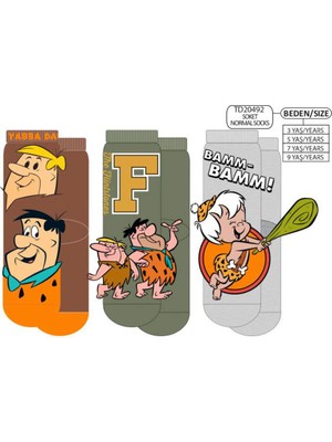 Çimpa Çocuk Taş Devri Soket Çorap 20492