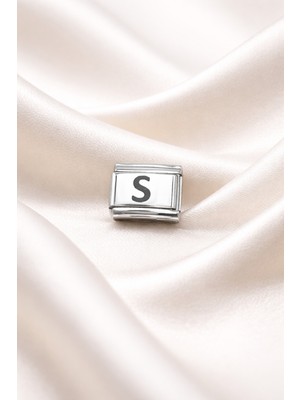 Youday Accessories S Harfli Charm – Paslanmaz Çelik, Kişiye Özel Harfli Bileklik Aksesuarı