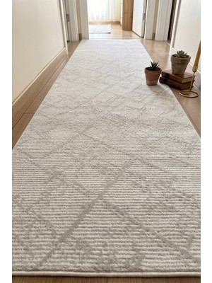 Melaris Halı Patrin Modern Yolluk Dokuma Halı Salon Oturma Odası Mutfak Halısı Koridor Antre