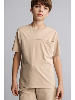 DeFacto New Regular Fit Bisiklet Yaka Kısa Kollu Tişört Erkek Çocuk G9417A826SM