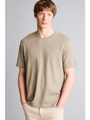 DeFacto Ultra Yumuşak %100 Pamuk Regular Fit Basic Tişört E7961AX26SP