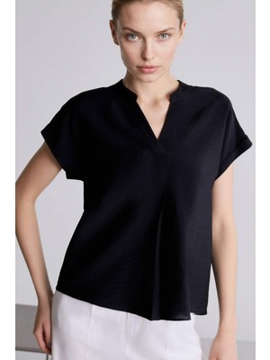 DeFacto Relax Fit Kaçık Yaka Bluz G2963AX26SP