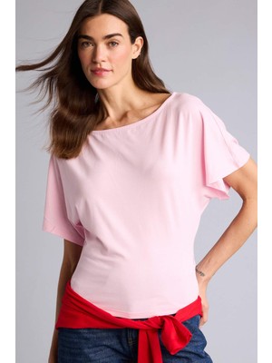 DeFacto Slim Fit Tek Omuzlu Kısa Kollu Tişört H7329AX26SM