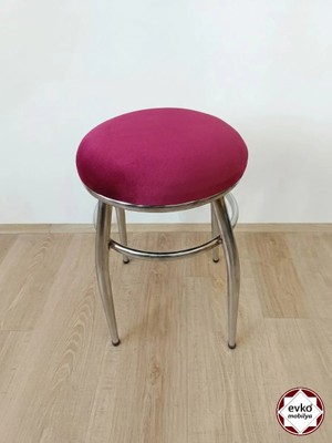 Evko Mobilya Tabure, Bar Taburesi, 2 Adet Tabure, Puf, Bench, Metal Ayaklı Tabure, İç İçe Geçebilen Tabure, Mutfak Balkon Bahçe Taburesi