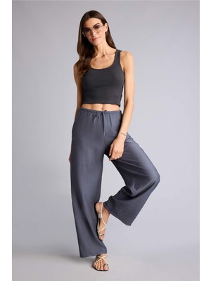 DeFacto Wide Leg Yüksek Bel Pantolon H7987AX26SM