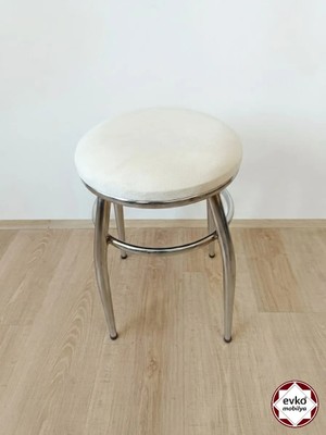 Evko Mobilya Tabure, Bar Taburesi, 4 Adet Tabure, Puf, Bench, Metal Ayaklı Tabure, İç İçe Geçebilen Tabure, Mutfak Balkon Bahçe Taburesi