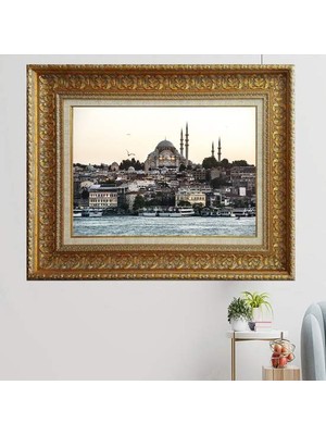 Giyense Kalın Çerçeveli Paspartulu Tablo C678