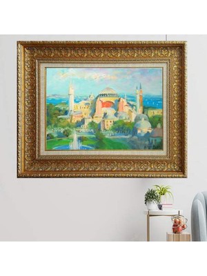 Giyense Kalın Çerçeveli Paspartulu Tablo C905