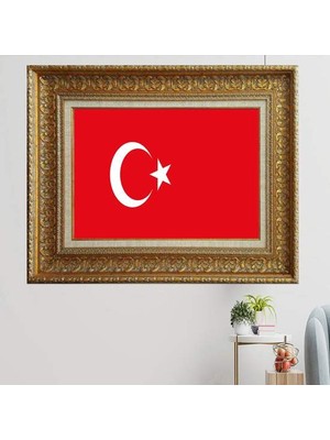 Giyense Kalın Çerçeveli Paspartulu Tablo C664