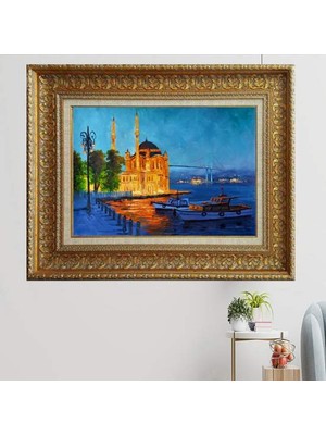 Giyense Kalın Çerçeveli Paspartulu Tablo C514