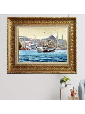 Giyense Kalın Çerçeveli Paspartulu Tablo C1650