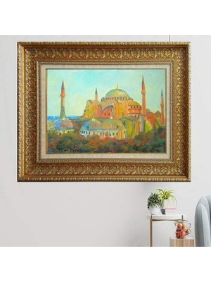 Giyense Kalın Çerçeveli Paspartulu Tablo C921