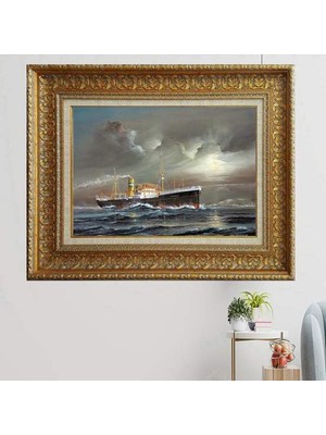 Giyense Kalın Çerçeveli Paspartulu Tablo C1765