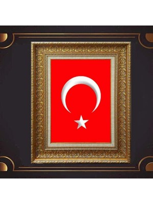 Giyense Kalın Çerçeveli Paspartulu Tablo C1268
