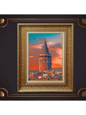 Giyense Kalın Çerçeveli Paspartulu Tablo C252