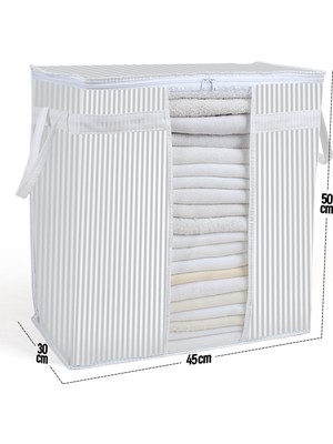 PremiumPort Pencereli Saklama Çantası 50X45X30 Cm, Pratik ve Şık Organize Çözümü
