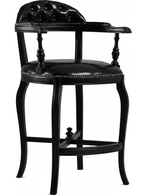 Gazzini Furniture Majesta Classic Ahşap Bar Sandalyesi