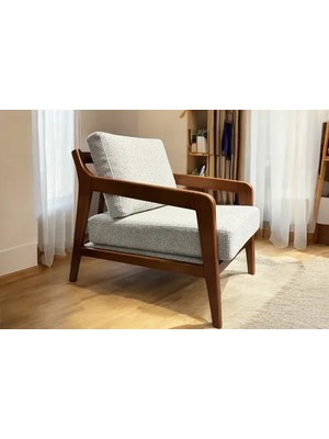 Vivense Alya Ahşap Berjer Desenli