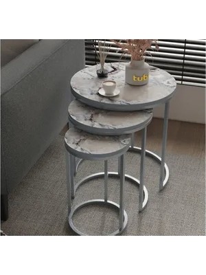 Vivense Tubihome Mitra Zigon Sehpa Takımı