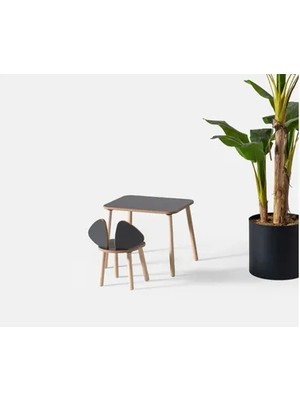 Vivense Mickey Masa Takımı, 1 Sandalye, Antrasit