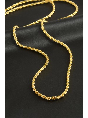 DS LLC Burgulu Zincir Kolye 80 cm DLLSRSBJ34