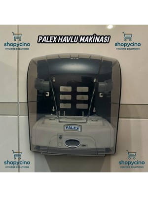 Palex Shopycino Sh-2 Still Otomatik Havlu Dispenseri 19-21 cm Kağıt Şeffaf Füme