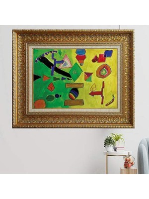 Giyense Kalın Çerçeveli Paspartulu Tablo C641