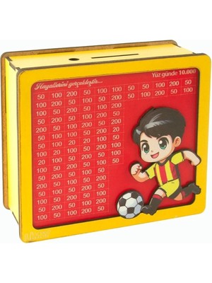 Taraftar Parabox 10.000 Tl Kumbara Para Biriktirme Kutusu Nemere