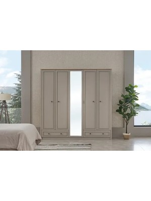Vivense Ravon Gardırop, 5 Kapaklı