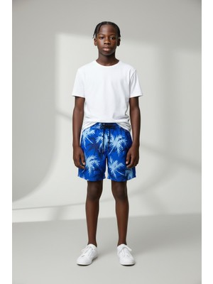 Relax Time Erkek Çocuk Desenli Deniz Şortu