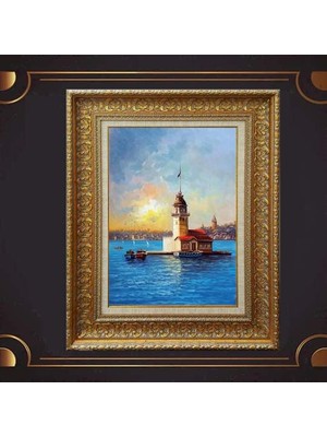 Giyense Kalın Çerçeveli Paspartulu Tablo C157
