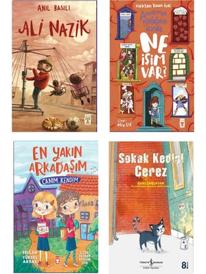 Timaş Çocuk 3 4 ve 5.sınıf Okuma Seti Anıl Basılı Ali Nazik Annemin Kafasının Içinde Canım Kendim Sokak Kedisi