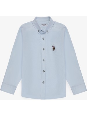 U.s. Polo Assn. Erkek Çocuk Açık Mavi Gömlek Basic 50320232-VR003