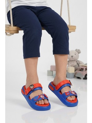Walkway Saks Hafif Esnek Eva Taban Unisex Çocuk Terlik 4505 F-P