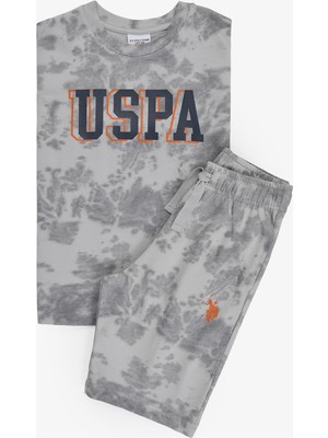 U.s. Polo Assn. Erkek Çocuk Gri Pijama Takım 50326619-VR024