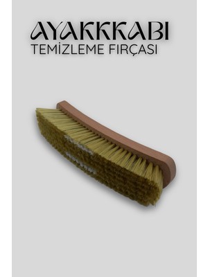 Onur Lostra Tipi At Kılı Ayakkabı Temizleme Fırçası Profesyonel Deri Ayakkabı Bakım Parlatma Fırçası 23CM